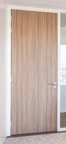 PORTE FLUSH SANS COMPACT ASSEMBLEE 1VTL - BLANC - POUSSANT DROIT